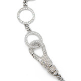 DIOR Gourmette Choker Strass Halskette John Galliano Hardcore 2003 Designer Secondhand Luxurylove
