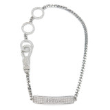 DIOR Gourmette Choker Strass Halskette John Galliano Hardcore 2003 Designer Secondhand Luxurylove
