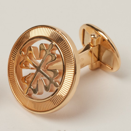 PATEK PHILIPPE Calavatra Manschettenknöpfe Roségold Pre-owned Designer Secondhand Luxurylove