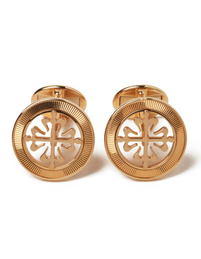 PATEK PHILIPPE Calavatra Manschettenknöpfe Roségold Pre-owned Designer Secondhand Luxurylove