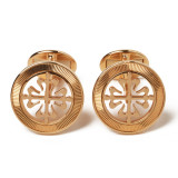 PATEK PHILIPPE Calavatra Manschettenknöpfe Roségold Pre-owned Designer Secondhand Luxurylove