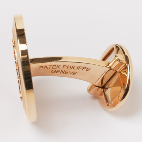 PATEK PHILIPPE Calavatra Manschettenknöpfe Roségold Pre-owned Designer Secondhand Luxurylove