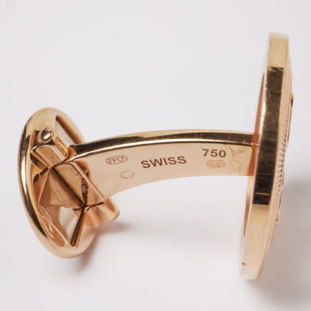 PATEK PHILIPPE Calavatra Manschettenknöpfe Roségold Pre-owned Designer Secondhand Luxurylove