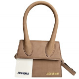 JACQUEMUS Le Chiquito Tasche Leder hellbraun Pre-owned Designer Secondhand Luxurylove.