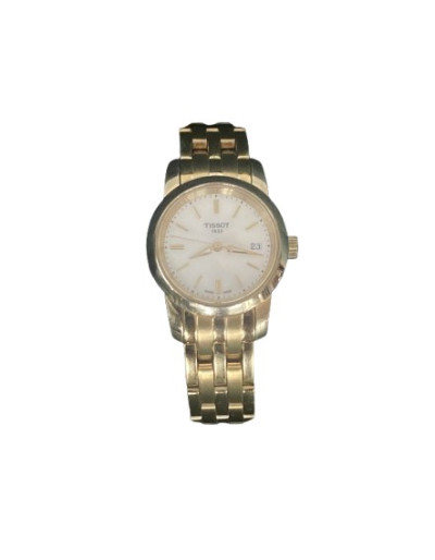 TISSOT Damen Uhr vergoldet Perlmutt Pre-owned Designer Secondhand Luxurylove.