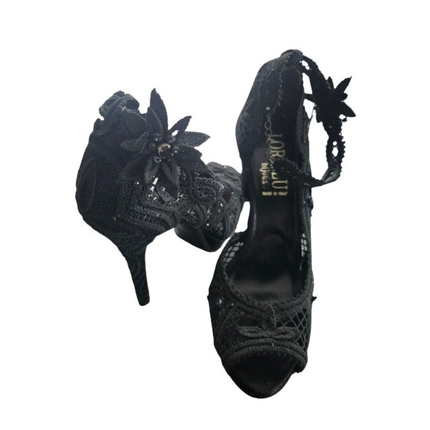 Loriblu Bijoux High-heels Schwarz re-owned Designer Secondhand Luxurylove