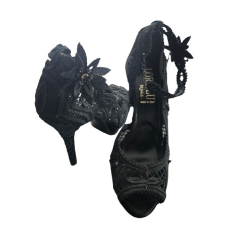 Loriblu Bijoux High-heels Schwarz re-owned Designer Secondhand Luxurylove