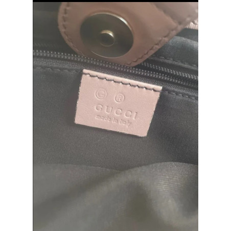 GUCCI GG Monogram Tasche Canvas Leder Pre-owned Designer Secondhand Luxurylove.