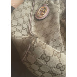 GUCCI GG Monogram Tasche Canvas Leder Pre-owned Designer Secondhand Luxurylove.