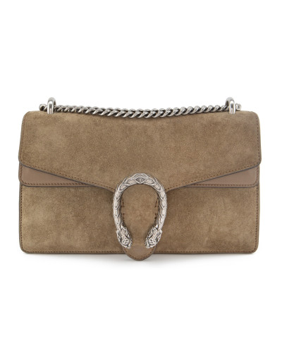 GUCCI Dionysus Bag small Wildleder beige Pre-owned Designer Secondhand Luxurylove