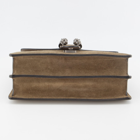 GUCCI Dionysus Bag small Wildleder beige Pre-owned Designer Secondhand Luxurylove