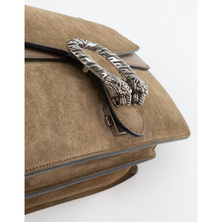 GUCCI Dionysus Bag small Wildleder beige Pre-owned Designer Secondhand Luxurylove