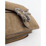 GUCCI Dionysus Bag small Wildleder beige Pre-owned Designer Secondhand Luxurylove