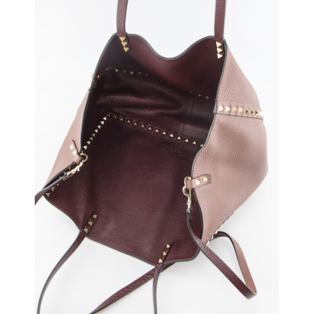 VALENTINO GARAVANI Rockstud Shopper reversible - Pre-loved Designer Second Hand | LUXURYLOVE