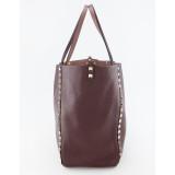 VALENTINO GARAVANI Rockstud Crossbody Bag bordeaux Pre-owned Designer Secondhand Luxurylove