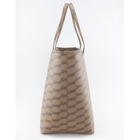 BALENCIAGA Signature East-West Shopper large beige Pre-owned Designer Secondhand Luxurylove