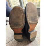 CHANEL hohe Lederstiefel 40 schwarz Pre-owned Designer Secondhand Luxurylove