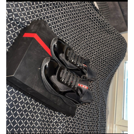 PRADA American Cup schwarz 41.5 Pre-owned Designer Secondhand Luxurylove