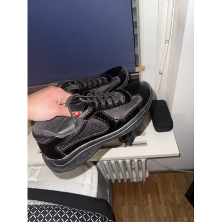 PRADA American Cup schwarz 41.5 Pre-owned Designer Secondhand Luxurylove