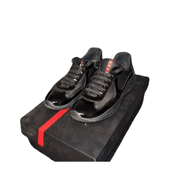 PRADA American Cup schwarz 41.5 Pre-owned Designer Secondhand Luxurylove