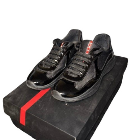 PRADA American Cup schwarz 41.5 Pre-owned Designer Secondhand Luxurylove