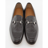 GUCCI Jordaan Horsebit Guccissima Leder braun 44 NEU Pre-owned Designer Secondhand Luxurylove