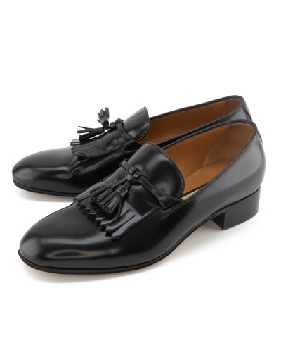 GUCCI Tassel Loafer schwarz Herren 41.5 Pre-owned Designer Secondhand Luxurylove