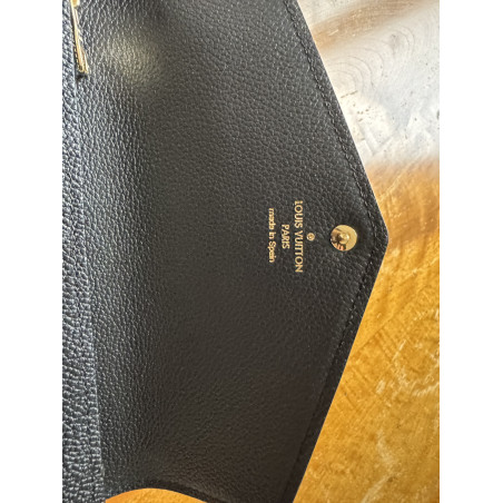 LOUIS VUITTON Sarah Geldbörse Leder schwarz Pre-owned Designer Secondhand