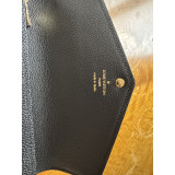 LOUIS VUITTON Sarah Geldbörse Leder schwarz Pre-owned Designer Secondhand