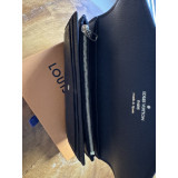 LOUIS VUITTON Sarah Geldbörse Leder schwarz Pre-owned Designer Secondhand