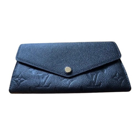 LOUIS VUITTON Sarah Geldbörse Leder schwarz Pre-owned Designer Secondhand