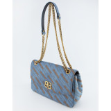 BALENCIAGA Chain Bag medium Denim blau Pre-owned Designer Secondhand Luxurylove