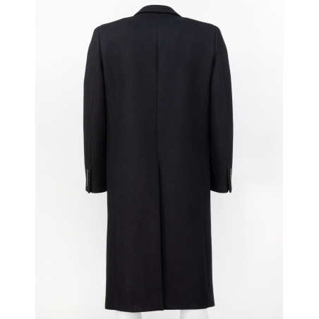 SAINT LAURENT Mantel Wolle schwarz Sparkle Herren Pre-owned Designer Secondhand Luxurylove.