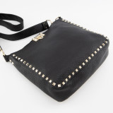 VALENTINO GARAVANI Rockstud Crossbody Bag schwarz Pre-owned Designer Secondhand Luxurylove