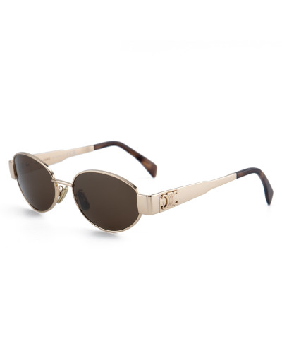 CELINE Triopmhe Sonnenbrille CL40235U braun Pre-owned Designer Secondhand Luxurylove