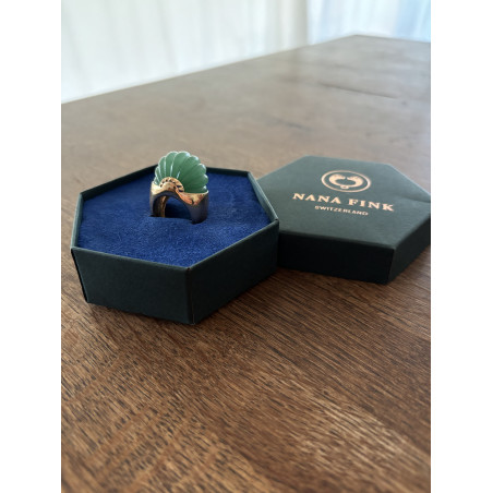 NANA FINK Nana Fink Sophistiquée Ring Jadeite - Pre-loved Designer Second Hand | LUXURYLOVE