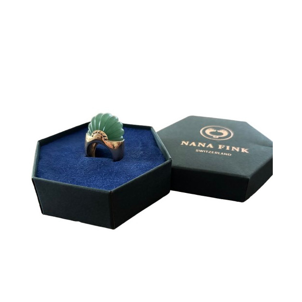 NANA FINK Nana Fink Sophistiquée Ring Jadeite - Pre-loved Designer Second Hand | LUXURYLOVE