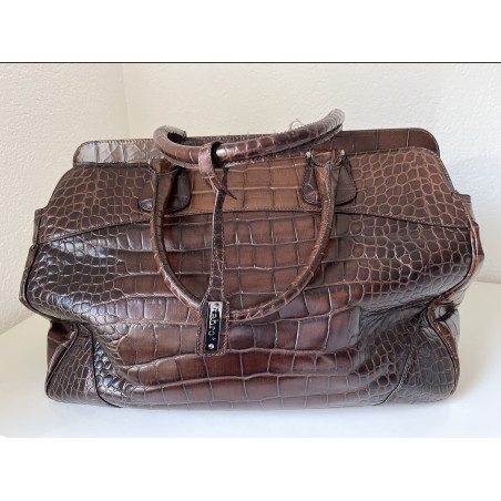  Crocodile chip embossed bag - Pre-loved Designer Second Hand | LUXURYLOVE