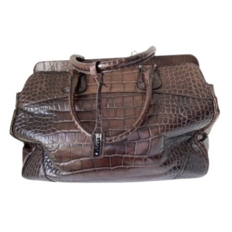 Crocodile chip embossed bag - Pre-loved Designer Second Hand | LUXURYLOVE