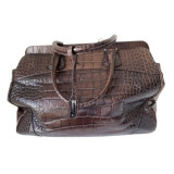 Crocodile chip embossed bag