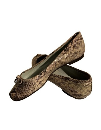 STEFI TALMAN Snake chip look ballerinas - Pre-loved Designer Second Hand | LUXURYLOVE