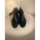 STEFI TALMAN Stiefeletten Petrol Leder 38.5 Pre-owned Designer Secondhand Luxurylove