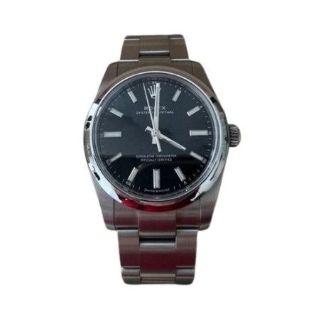 ROLEX Perpetual 34 Oyster Full Set Pre-owned Designer Secondhand Luxurylove