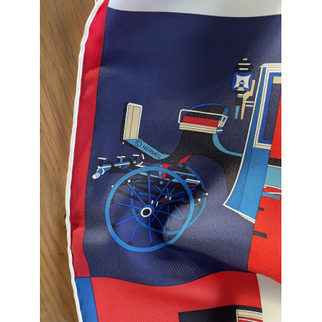 HERMÈS Silk scarf 90x90, Voitures exquises - Pre-loved Designer Second Hand | LUXURYLOVE