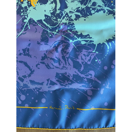 HERMÉS Seidentuch 90x90 cheval surprise Pre-owned Designer Secondhand Luxurylove