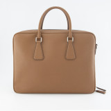 Saffiano briefcase with strap
