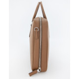Saffiano briefcase with strap