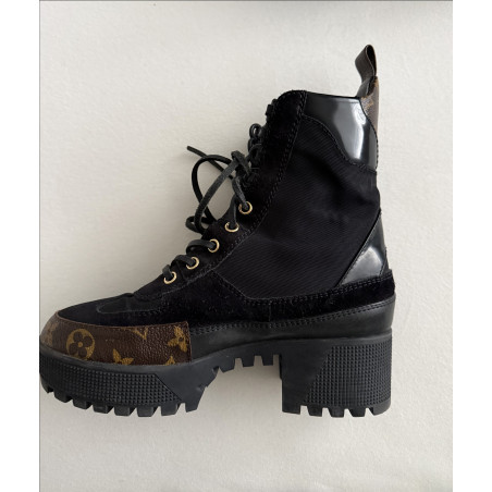 LOUIS VUITTON Laureate Ankle Boots 36 Pre-owned Designer Secondhand Luxurylove Qualität und Echtheit geprüft