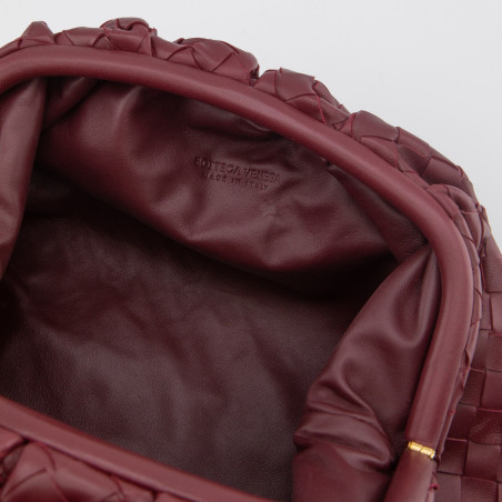 BOTTEGA VENETA The Pouch Intrecciato Oversize Clutch - NEW - Pre-loved Designer Second Hand | LUXURYLOVE