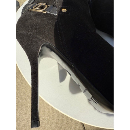 DIOR Stiletto Stiefel Wildleder schwarz 39 Pre-owned Designer Secondhand Luxurylove